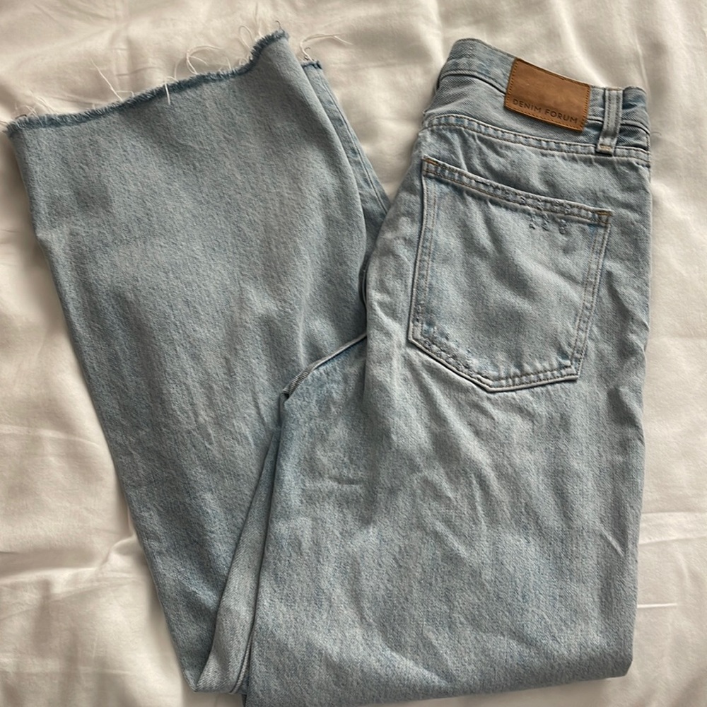 Aritzia Denim Forum High Rise Wide Leg Jeans